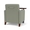 Lesro Siena Lounge Reception Guest Chair W/ Swivel Tablet, 27 in W 29.5 in L 32.5 in H SN1101 - alternate 3